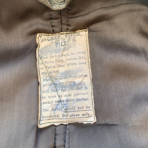 Vintage 2nd world war field jacket 1943 - Picture 2 of 7